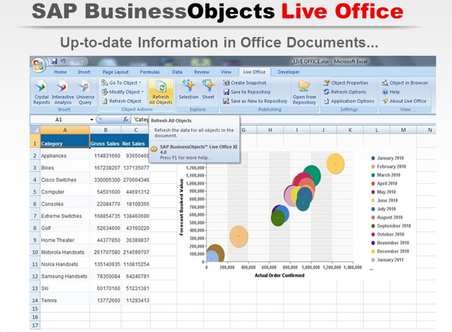 SAP Business Objects Live Office